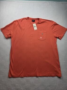 VTG NWT Polo By Ralph Lauren T-Shirt Large Neon Coral Orange 100% Cotton